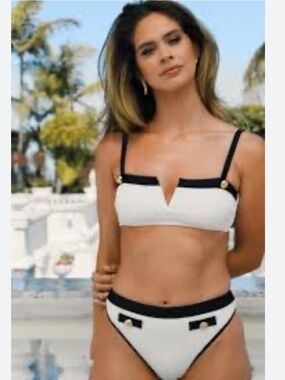 Cupshe x Kelsey Anderson Bon Voyage Bikini Set size XS